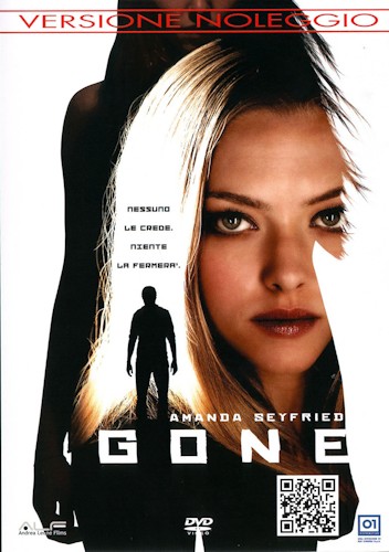 Gone  - dvd ex noleggio distribuito da 01 Distribuition - Rai Cinema