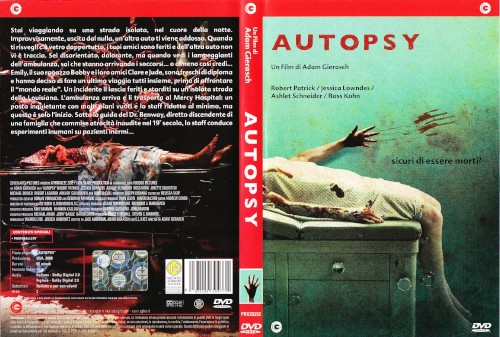 Autopsy - dvd ex noleggio distribuito da Cecchi Gori Home Video