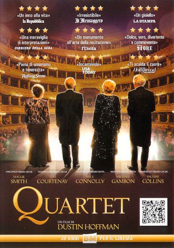 Quartet  - dvd ex noleggio distribuito da 01 Distribuition - Rai Cinema