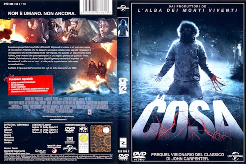 La cosa (2012) - dvd ex noleggio distribuito da Universal Pictures Italia