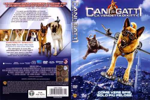 Cani e gatti - La vendetta di Kitty - dvd ex noleggio distribuito da Warner Home Video