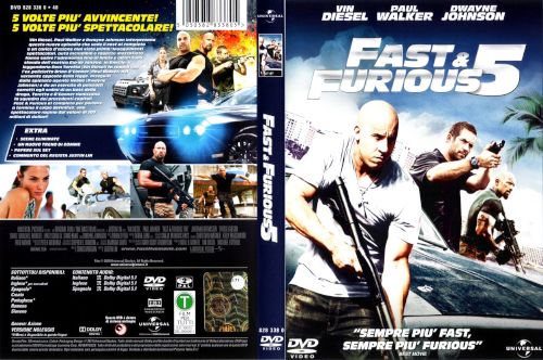 Fast & furious 5 - dvd ex noleggio distribuito da Universal Pictures Italia