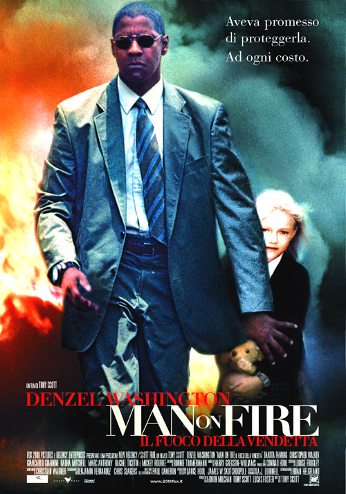 Man on fire - Il fuoco della vendetta - dvd ex noleggio distribuito da 