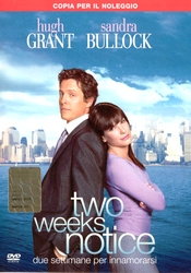 Two weeks notice - dvd ex noleggio distribuito da 