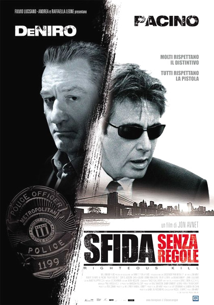 Sfida senza regole - Righteous Kill - dvd ex noleggio distribuito da 