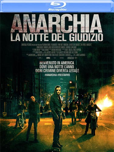 Anarchia - La Notte Del Giudizio BD - blu-ray noleggio nuovi distribuito da Universal Pictures Italia