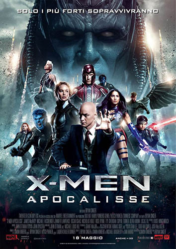 X-Men - Apocalisse - dvd ex noleggio distribuito da 01 Distribuition - Rai Cinema