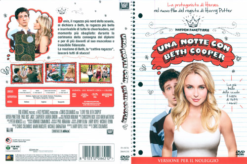 Una notte con Beth Cooper - dvd ex noleggio distribuito da 20Th Century Fox Home Video