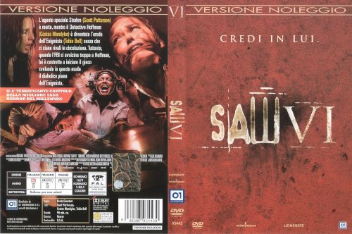 Saw VI - dvd ex noleggio distribuito da 01 Distribuition - Rai Cinema