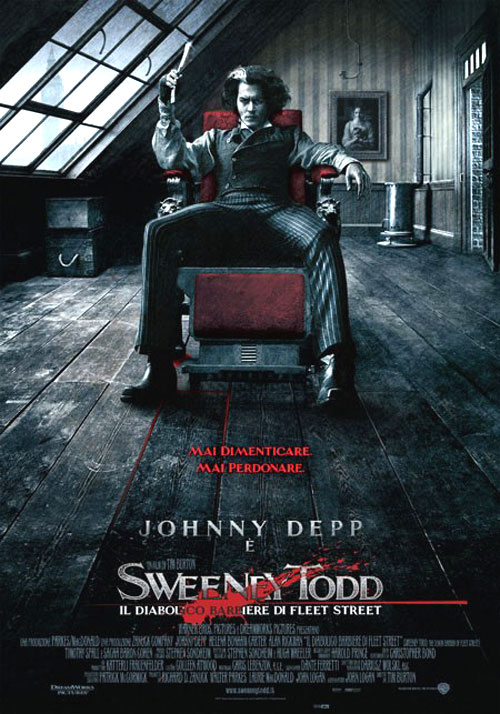 Sweeney Todd - Il diabolico barbiere di Fleet Street - dvd ex noleggio distribuito da 