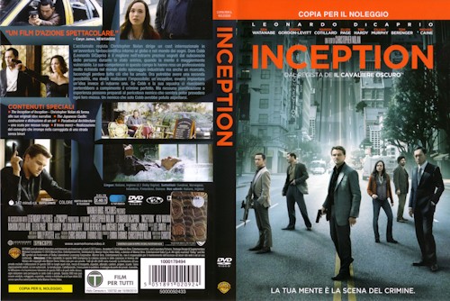 Inception - dvd ex noleggio distribuito da Warner Home Video