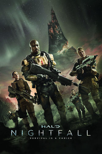 Halo - Nightfall - dvd ex noleggio distribuito da Terminal Video