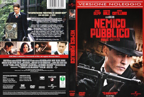 Nemico Pubblico - Public Enemies - dvd ex noleggio distribuito da Universal Pictures Italia