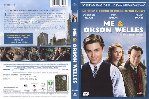 Me and Orson Welles - dvd ex noleggio distribuito da 20Th Century Fox Home Video