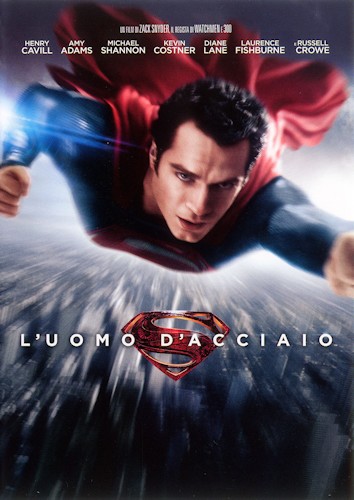 L'uomo d'acciaio - dvd ex noleggio distribuito da Warner Home Video