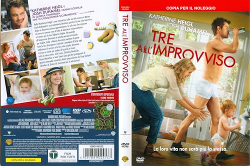 Tre all'improvviso - dvd ex noleggio distribuito da Warner Home Video